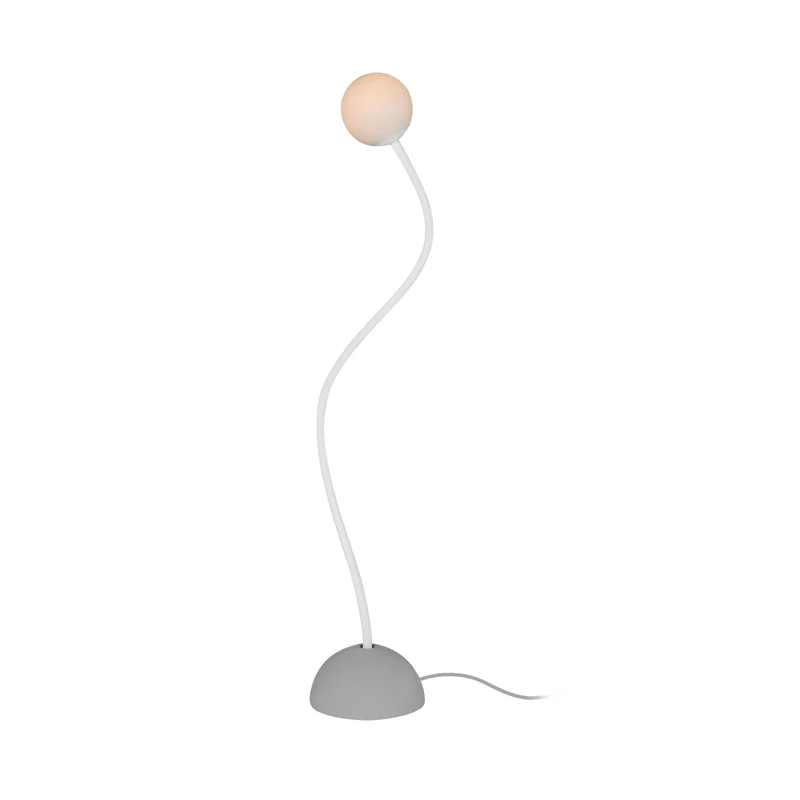 B-Ware Karman Stehleuchte Moony LED Lampe höhenverstellbar weiß Ø15cm 145cm hoch