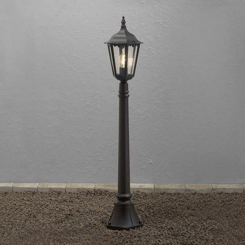 B-Ware Konstsmide Wegeleuchte Gartenleuchte Firenze LED Pollerleuchte schwarz 120cm