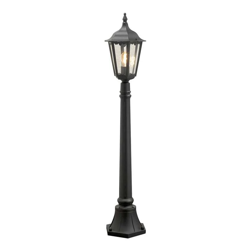 B-Ware Konstsmide Wegeleuchte Gartenleuchte Firenze LED Pollerleuchte schwarz 120cm