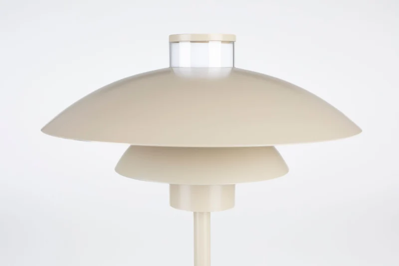 Tischlampe Cole aus Travertin in Beige von Zuiver mit E27-Fassung
