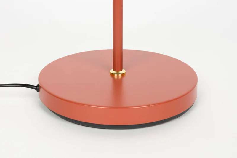 Stehlampe Aero Rot aus Metall, höhenverstellbar fürs Wohnzimmer