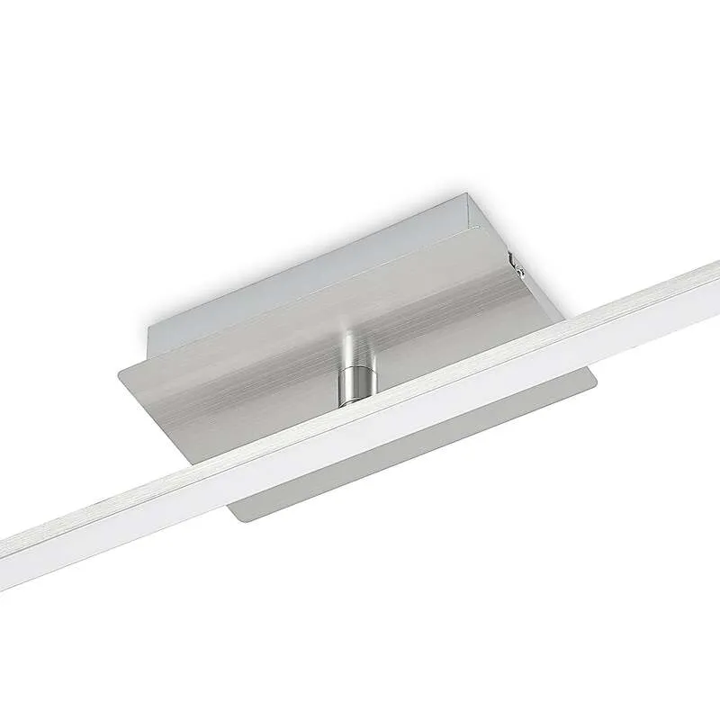 B-Ware Lindby Deckenleuchte Kerem LED Lampe dimmbar nickel 345cm 2300 Lumen warmweiß