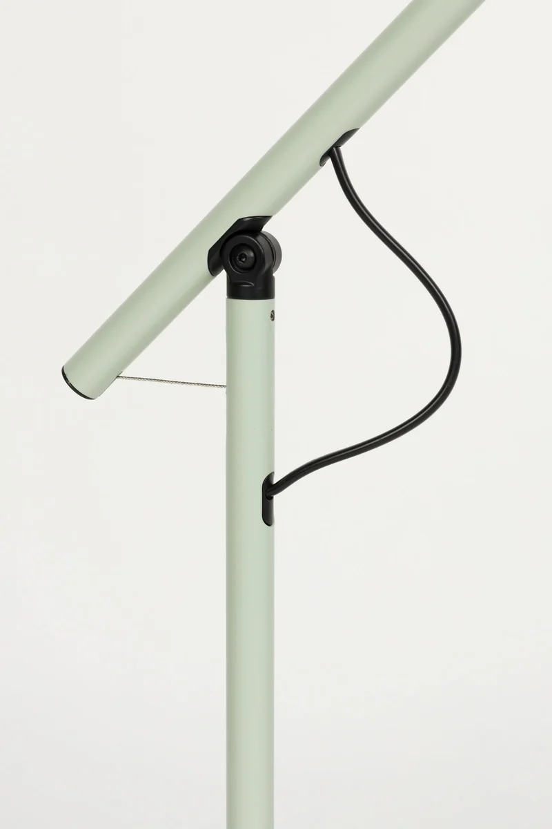 Tischlampe Aero, verstellbar aus Metall in Grün mit GU10-Fassung