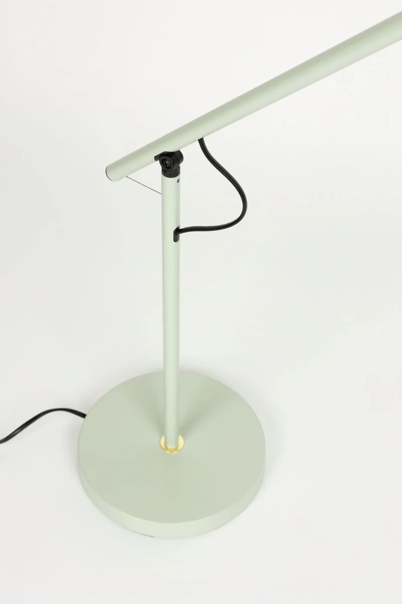 Tischlampe Aero, verstellbar aus Metall in Grün mit GU10-Fassung