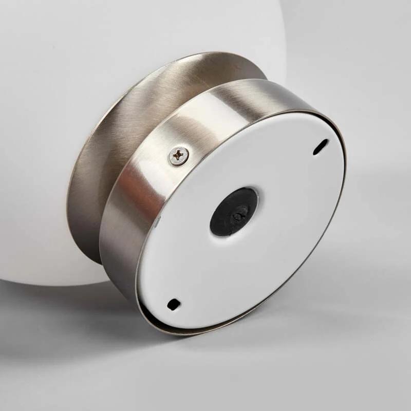 B-Ware Lindby Deckenleuchte Lennie LED Lampe dimmbar IP44 Ø20cm weiß nickel matt 22,5cm