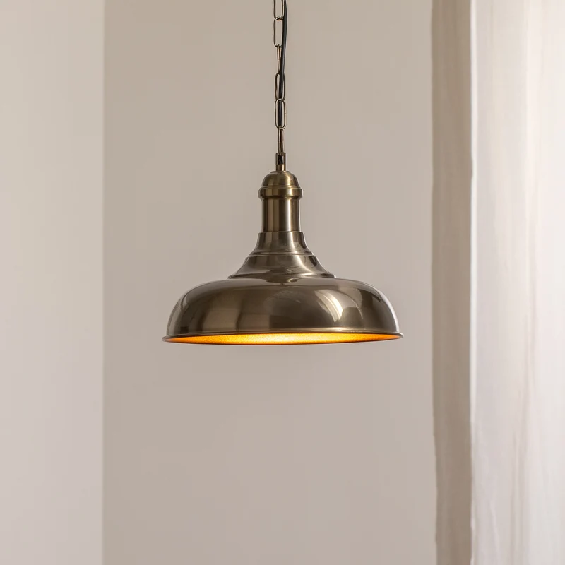 B-Ware Hängeleuchte Berceste 225-S LED Pendelleuchte Lampe dimmbar gold Ø32cm