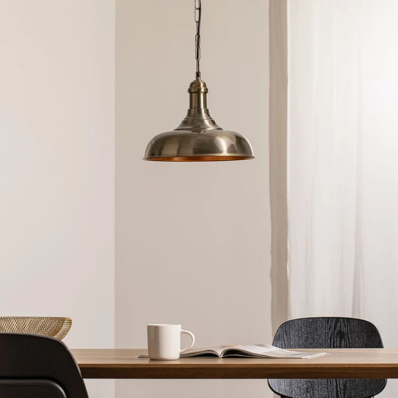 B-Ware Hängeleuchte Berceste 225-S LED Pendelleuchte Lampe dimmbar gold Ø32cm