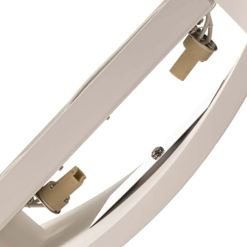 B-Ware Lindby Wandleuchte Naike LED Wandlampe Gips dimmbar weiß 35x15cm IP20 2-flammig