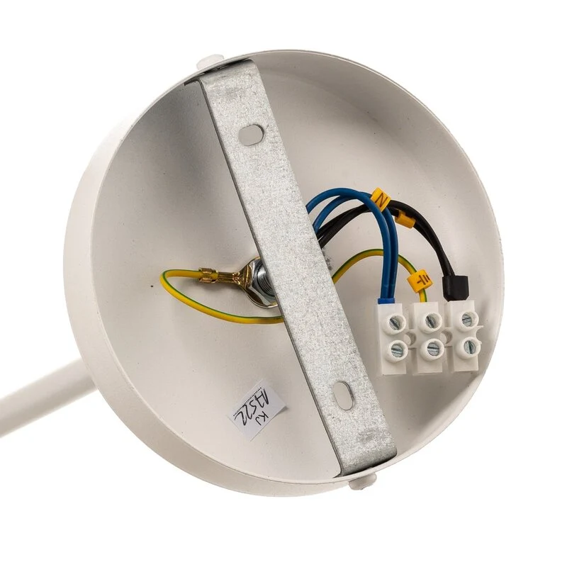 B-Ware Gama Hängeleuchte Pendelleuchte Lampe LED weiß gold Stahl Glas SIEHE TEXT/F85
