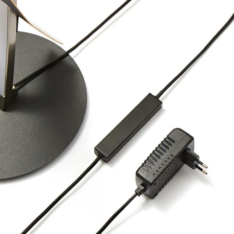 B-Ware Stehleuchte Lampe Lucande LED Marija Metall schwarz Wohnbereich dimmbar 140 cm