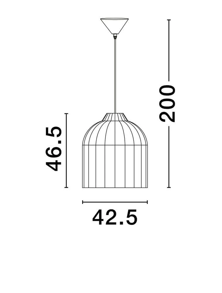 Bola Pendelleuchte Ø 42,5cm Braun