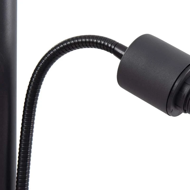 B-Ware Lindby Stehleuchte Nehemia Lampe Leselampe Designer Leuchte schwarz 185cm