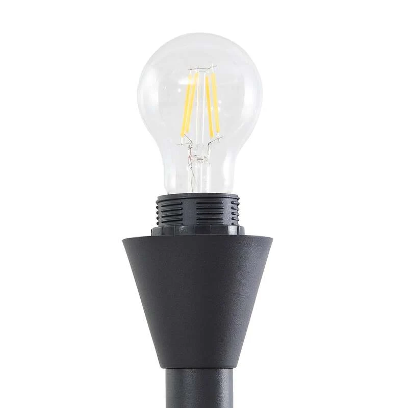 B-Ware Lindby Stehleuchte Nehemia Lampe Leselampe Designer Leuchte schwarz 185cm