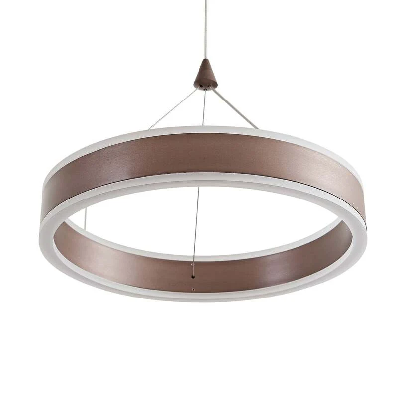 B-Ware Lucande Hängeleuchte Kolo LED Pendelleuchte dimmbar braun 3-flg 1640 Lumen