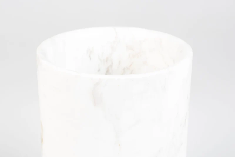 Marmorvase Fajen Marble White von Zuiver für Wohnzimmer