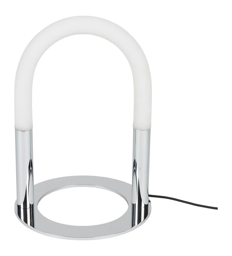 Tischlampe Arch Chrome von Zuiver mit Touch-Dimmer, 3 Stufen
