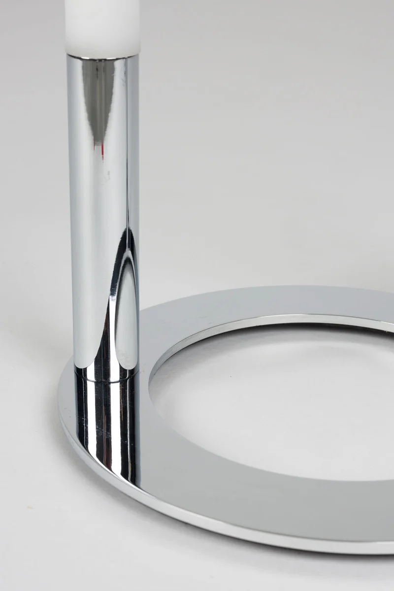 Tischlampe Arch Chrome von Zuiver mit Touch-Dimmer, 3 Stufen