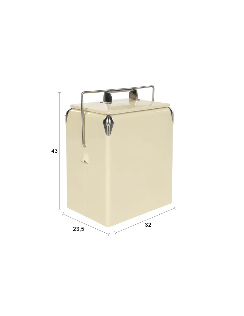 Kühler Be Wine Lemon von Zuiver, Beige mit Griff für Balkon & Terrasse