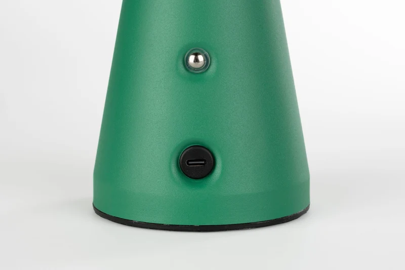 Tischlampe Bello Grün von Zuiver, kabellos & dimmbar für außen