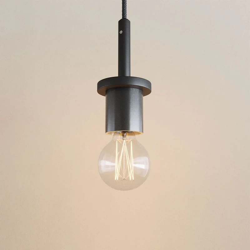 s.luce Velo Galerie Glas-Pendelleuchte Aufhängung 500cm Schwarz