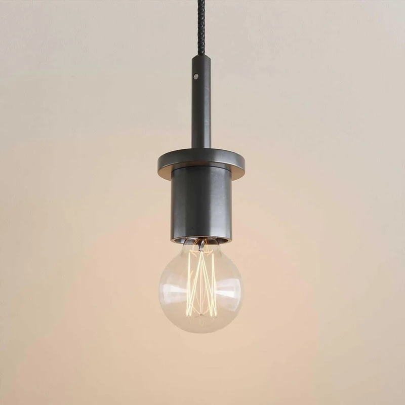 s.luce Echos Glas-Hängelampe Aufhängung 150cm Schwarz