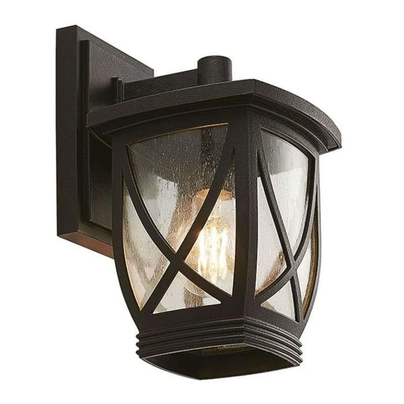 B-Ware Lindby Fritza Außenwandleuchte Höhe 31,8cm AußenWandleuchte Außenleuchte Lampe E