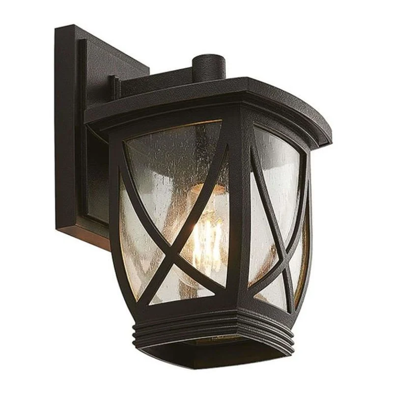 B-Ware Lindby Fritza Außenwandleuchte Höhe 31,8cm AußenWandleuchte Außenleuchte Lampe E