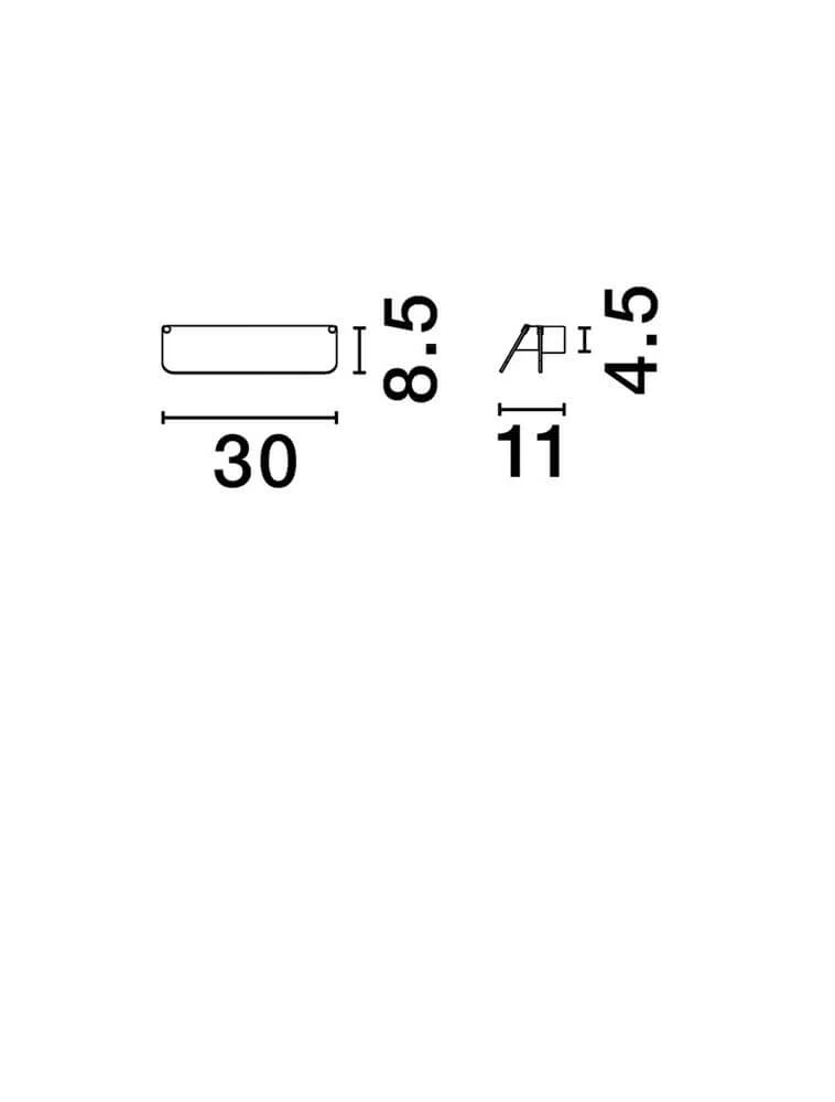 Apnea LED Wandleuchte 3000K