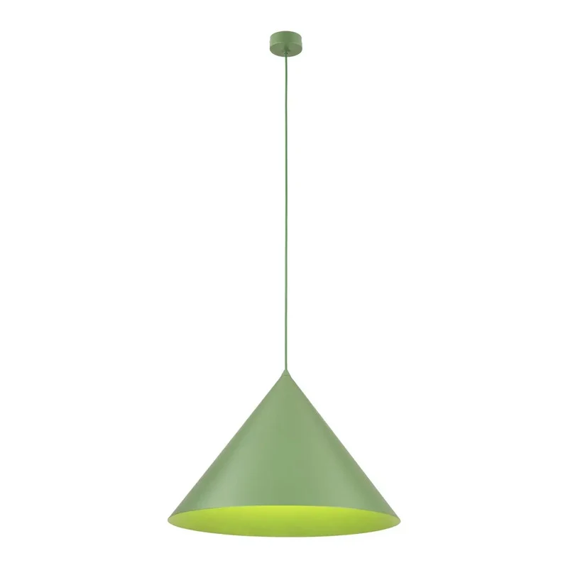 B-Ware TK Lighting Pendelleuchte Hängelampe Metall grün CONO Lampe Wohnzimmer E27 LED