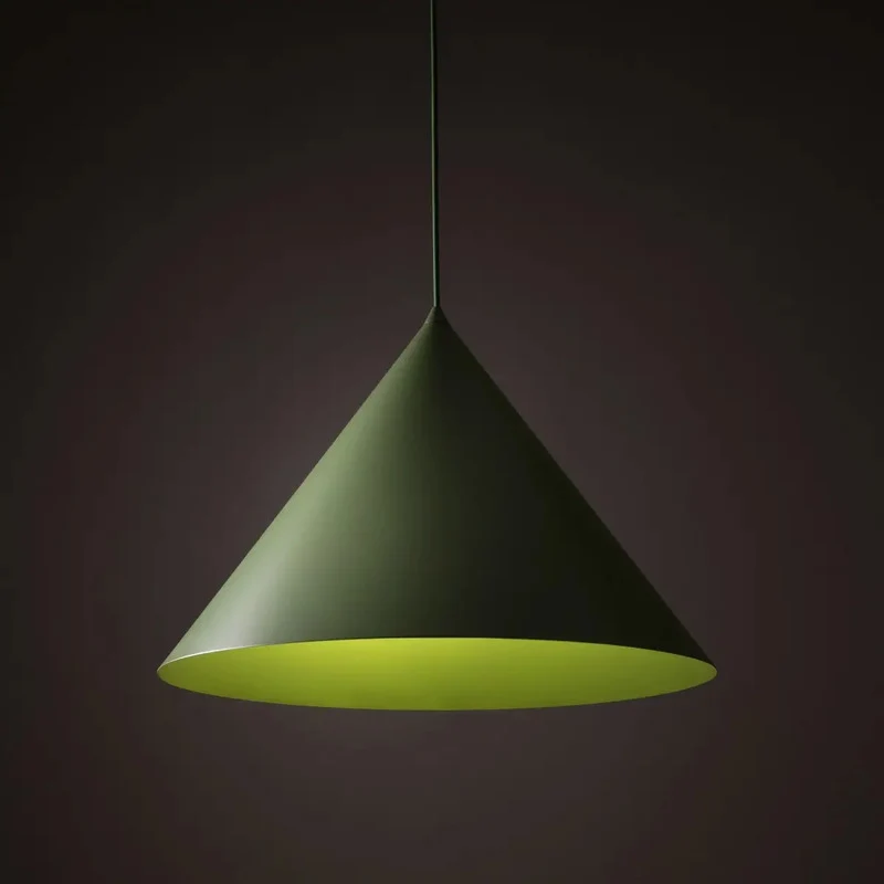 B-Ware TK Lighting Pendelleuchte Hängelampe Metall grün CONO Lampe Wohnzimmer E27 LED