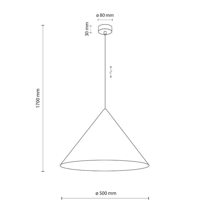B-Ware TK Lighting Pendelleuchte Hängelampe Metall grün CONO Lampe Wohnzimmer E27 LED