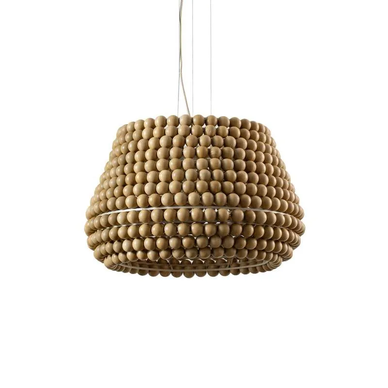 B-Ware Lucande Hängeleuchte Melori LED Pendelleuchte Lampe dimmbar Holz schwarz Ø51cm
