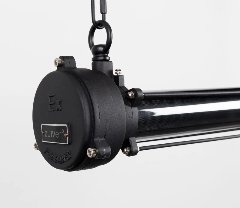 Pendelleuchte Prime XL Schwarz von Zuiver mit Eisengestell