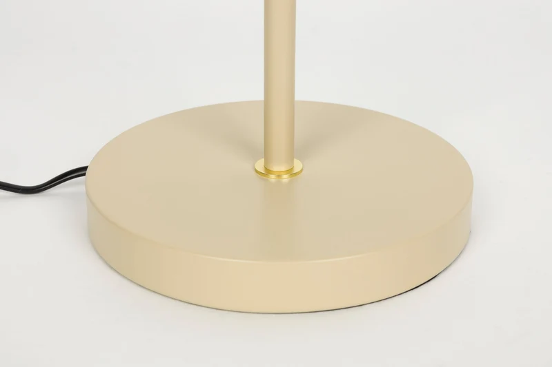 Tischlampe Aero Beige aus Metall, höhenverstellbar mit GU10-Fassung
