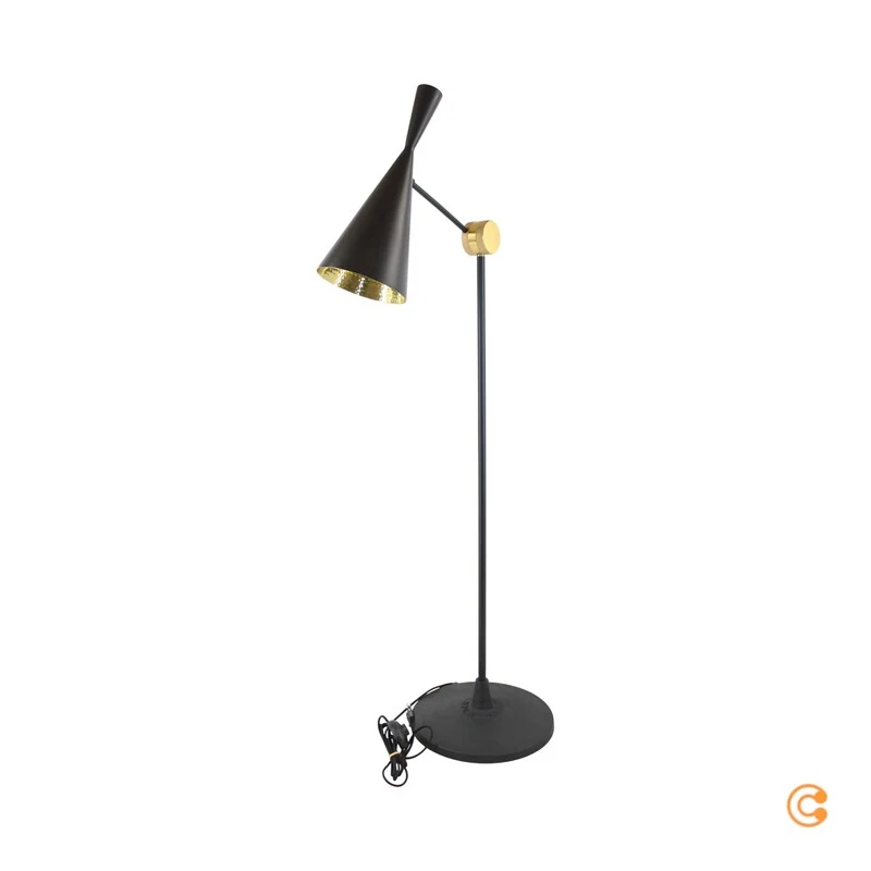 B-Ware Tom Dixon - Beat Stehleuchte, schwarz Stehlampe Wohnzimmerlampe Leselampe Lampe