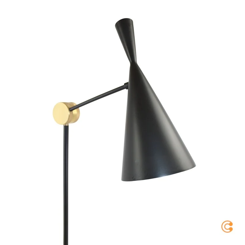B-Ware Tom Dixon - Beat Stehleuchte, schwarz Stehlampe Wohnzimmerlampe Leselampe Lampe