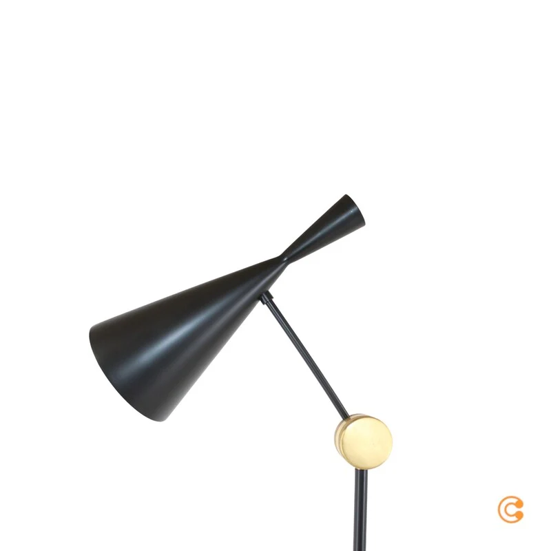 B-Ware Tom Dixon - Beat Stehleuchte, schwarz Stehlampe Wohnzimmerlampe Leselampe Lampe