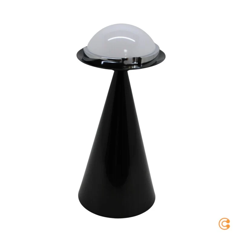 B-Ware Tom Dixon Ersatzteil Basis Fitting LED Tischleuchte Tischlampe Cone Fat Schwarz