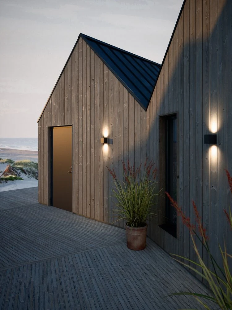 Canto Kubi 2 LED Wandleuchte Seaside IP44