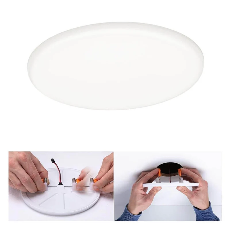 VariFit LED Einbaupanel Veluna Rund Ø 18,5cm Satin