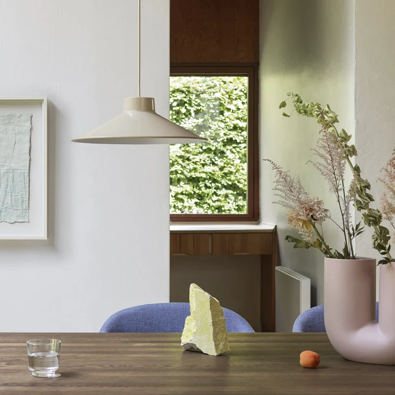 B-Ware Muuto Pendelleuchte Hängelampe LED Lampe grau Wohnzimmer Baldachin