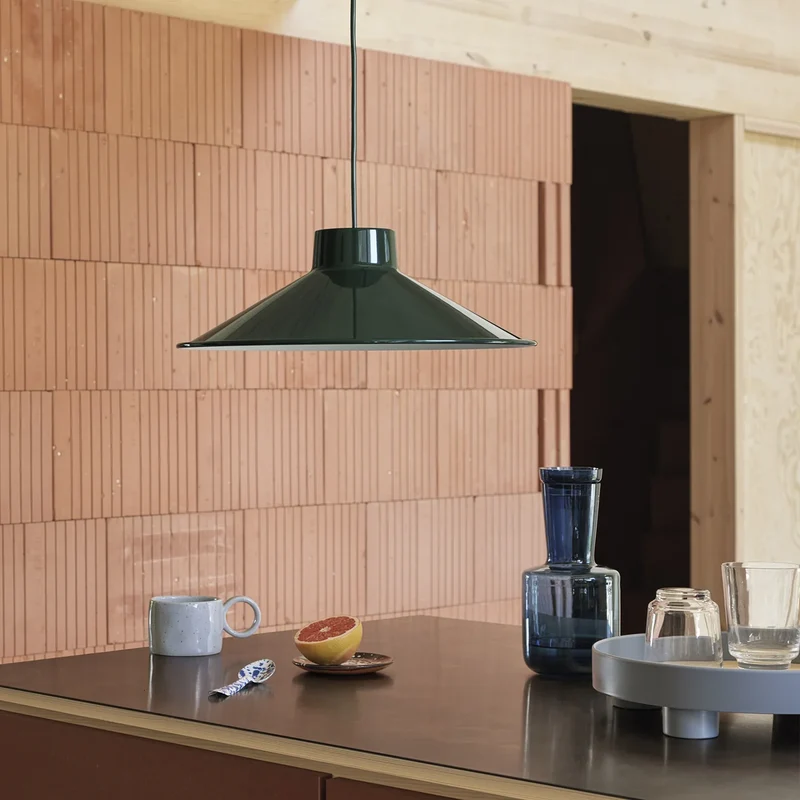 B-Ware Muuto Pendelleuchte Hängelampe LED Lampe grau Wohnzimmer Baldachin