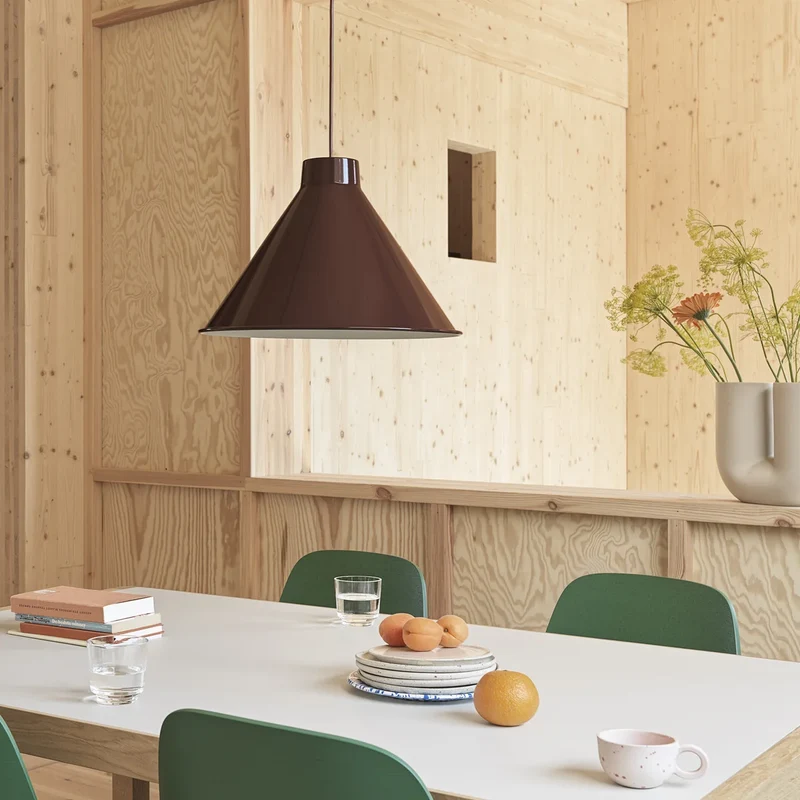 B-Ware Muuto Pendelleuchte Hängelampe LED Lampe grau Wohnzimmer Baldachin