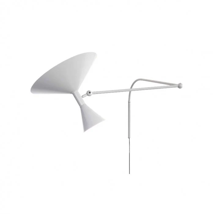 B-Ware Nemo Lampe de Marseille Wandleuchte kalk weiß/matt/LxH 166x80cm/ohne Leuchtm.