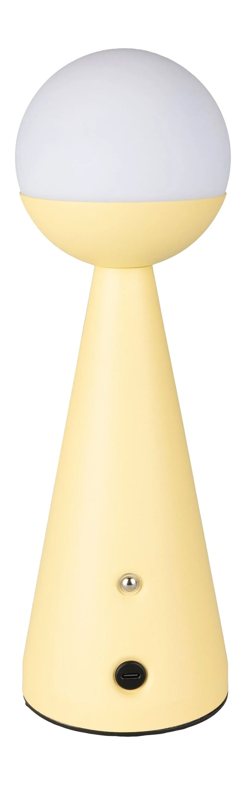 Tischlampe Bello Lemon von Zuiver, kabellos & dimmbar für Balkon