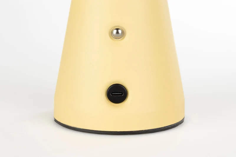 Tischlampe Bello Lemon von Zuiver, kabellos & dimmbar für Balkon