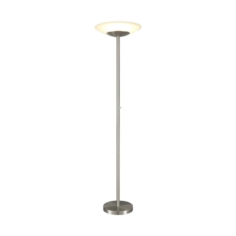 C-Ware Lindby Stehleuchte Deckenfluter LED Ragna Nickel Metall Dimmer dimmbar47