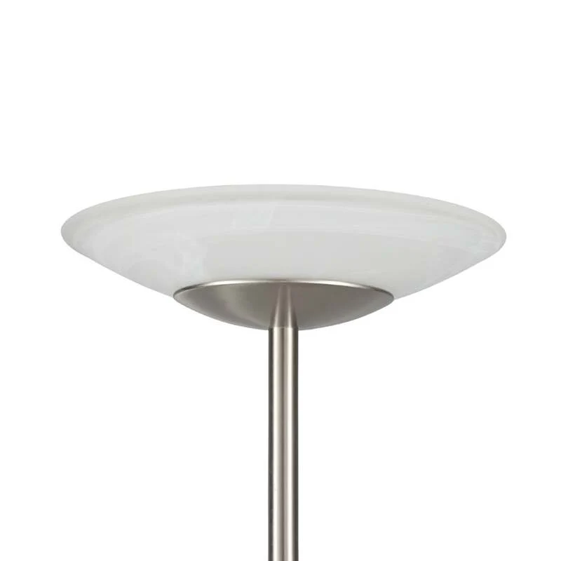 C-Ware Lindby Stehleuchte Deckenfluter LED Ragna Nickel Metall Dimmer dimmbar47