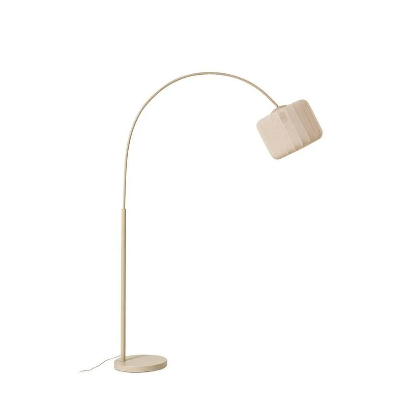 B-Ware Lindby Bogenleuchte Stehlampe Helin beige Textil Höhe 198,5cm SIEHE TEXT/FOTO