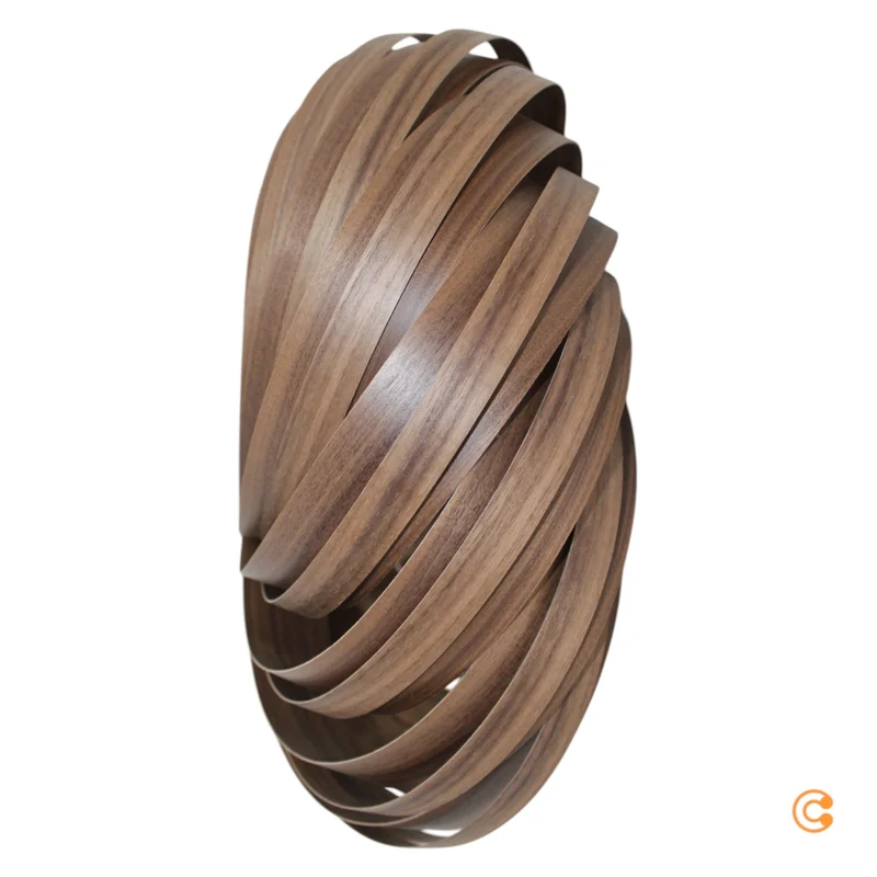 B-Ware Gofurnit Wandleuchte Wandlampe Veneria Nussbaum Holzlampe Lichtquelle Wohnzimmer